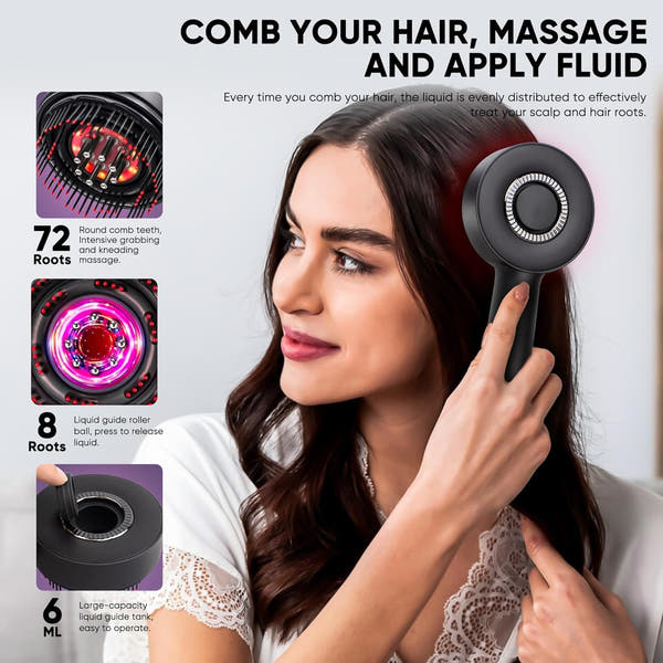 RootFlow™ Scalp Massager for Hair Growth & Relaxation.