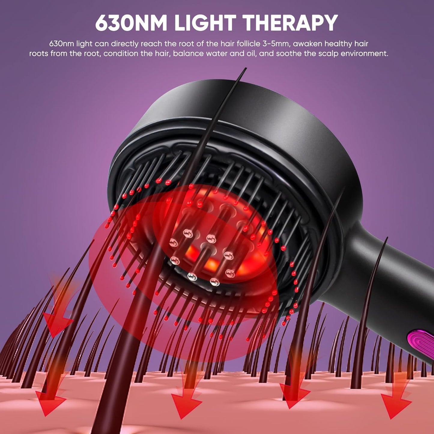 RootFlow™ Scalp Massager for Hair Growth & Relaxation.